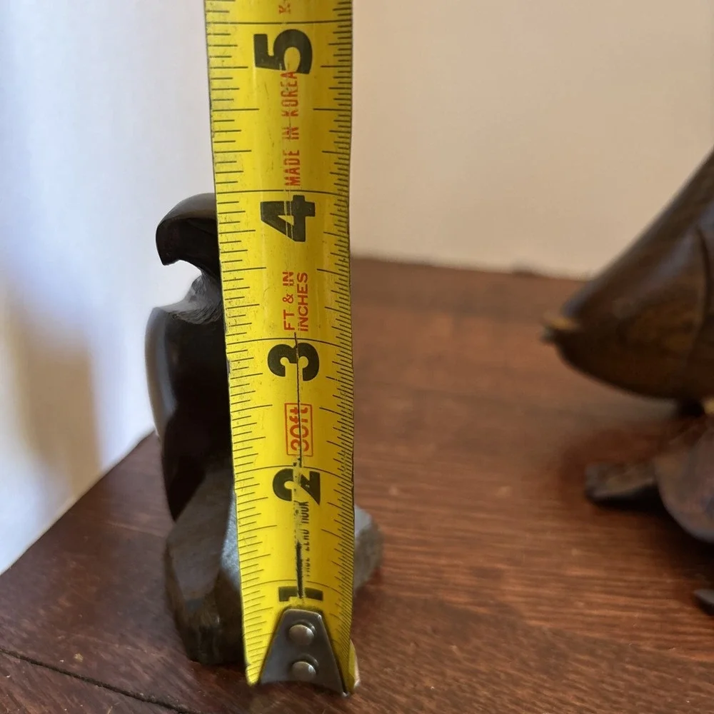 Vintage awesome Hand Carved Mexico for JOBA Wood Carved EAGLE Bird IRONWOOD 4